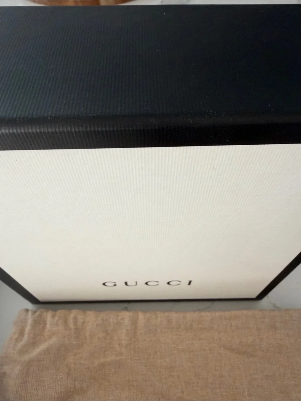 Gucci Black Leather Belt with Gold Double G Buckle